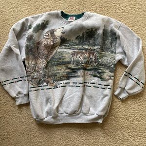 Vintage Wolf Crewneck
